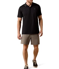 Ariat Fitted Logo Short Sleeve Polo Shirt