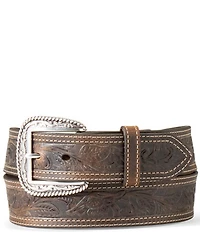 Ariat Floral Embossed Leather Belt