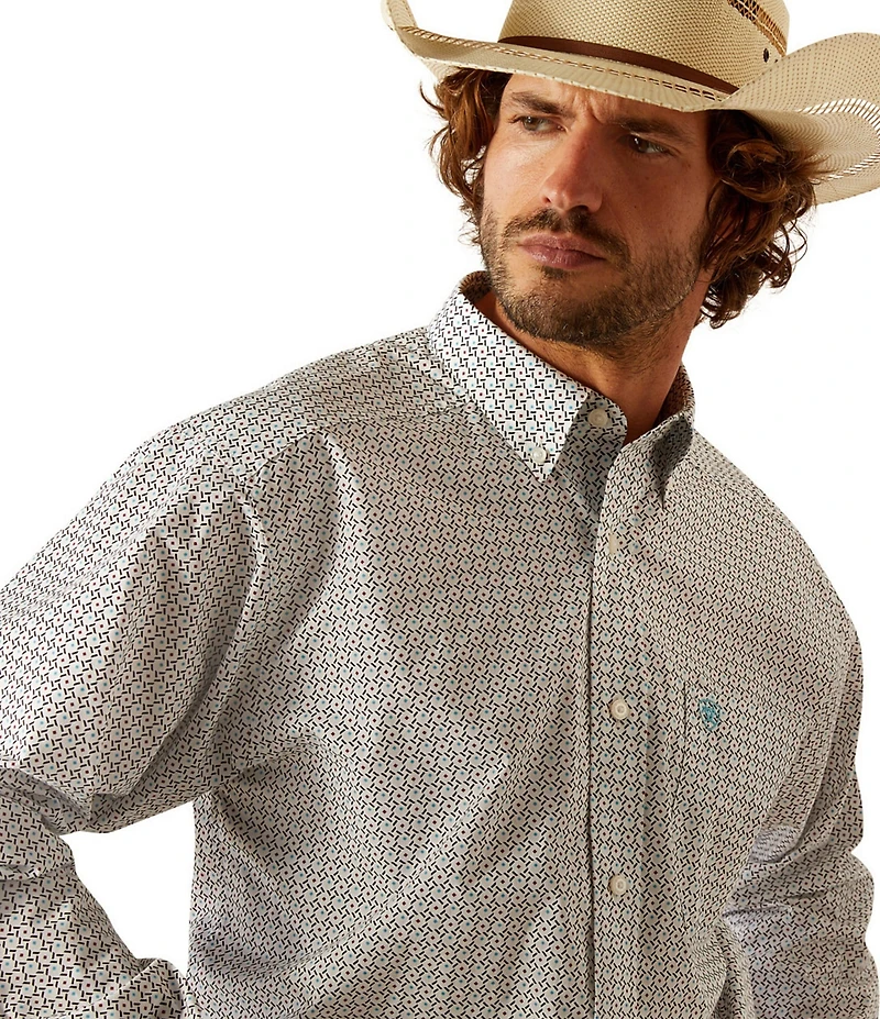 Ariat Gaylor Classic Fit Long Sleeve Printed Woven Shirt