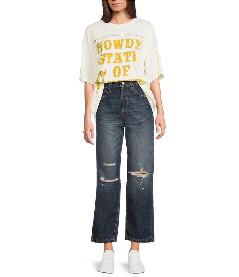 Ariat Howdy State of Mind Western Crew Neck Short Sleeve T-Shirt