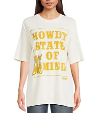 Ariat Howdy State of Mind Western Crew Neck Short Sleeve T-Shirt