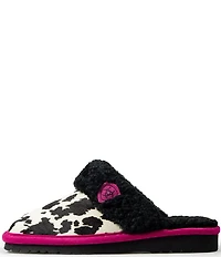 Ariat Jackie Pink Pony Hair Calf Slippers