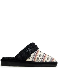 Ariat Women's Jackie Striped Buffalo Leather Slippers