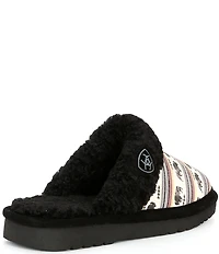 Ariat Women's Jackie Striped Buffalo Leather Slippers