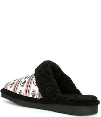 Ariat Women's Jackie Striped Buffalo Leather Slippers