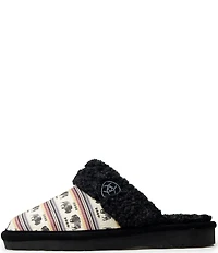 Ariat Women's Jackie Striped Buffalo Leather Slippers