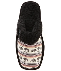 Ariat Women's Jackie Striped Buffalo Leather Slippers
