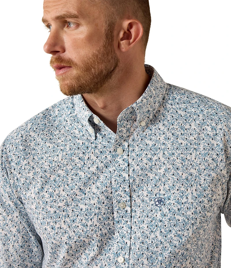 Ariat Jennings Fitted Vine/Floral Printed Woven Shirt