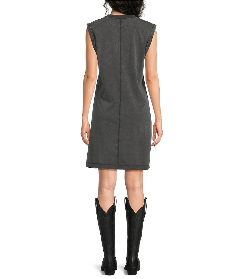 Ariat Jordan Western Stitch Crew Neck Cap Sleeve T-Shirt Dress