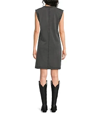 Ariat Jordan Western Stitch Crew Neck Cap Sleeve T-Shirt Dress