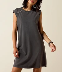Ariat Jordan Western Stitch Crew Neck Cap Sleeve T-Shirt Dress