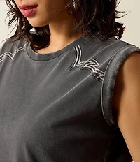 Ariat Jordan Western Stitch Crew Neck Cap Sleeve T-Shirt Dress