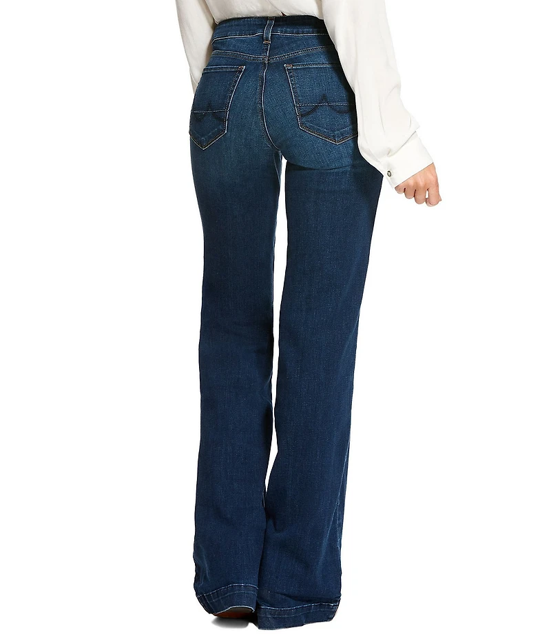 Ariat Kelsea Mid Rise 5-Pocket Stretch Wide Leg Jeans