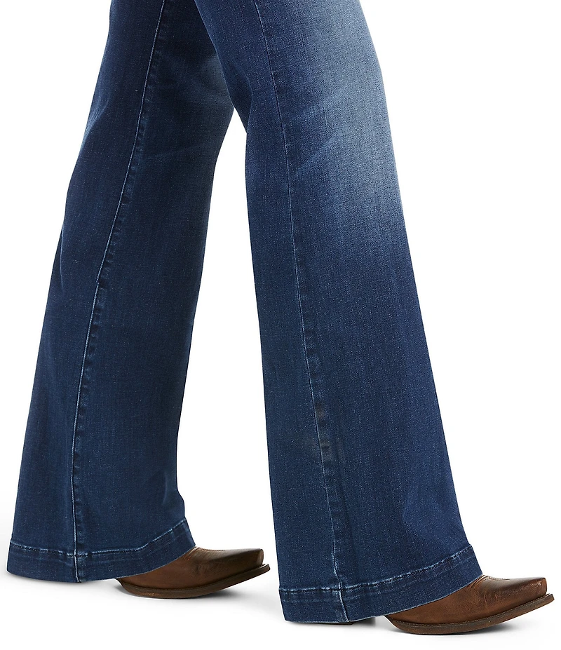 Ariat Kelsea Mid Rise 5-Pocket Stretch Wide Leg Jeans