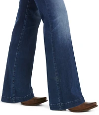 Ariat Kelsea Mid Rise 5-Pocket Stretch Wide Leg Jeans