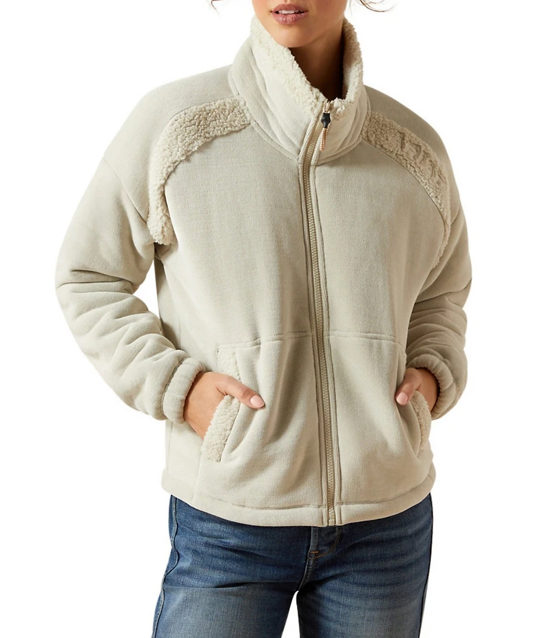 Ariat Lafayette Double Knit Sherpa Full Zip Jacket