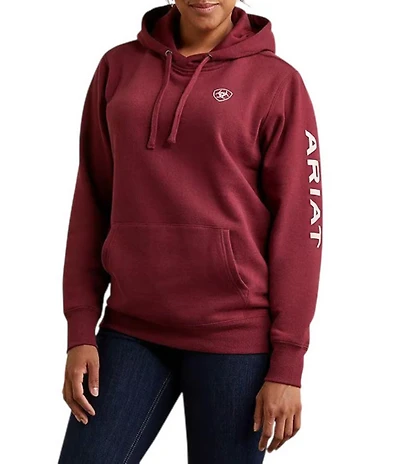 Ariat Logo Long Sleeve Kangaroo Pocket Hoodie