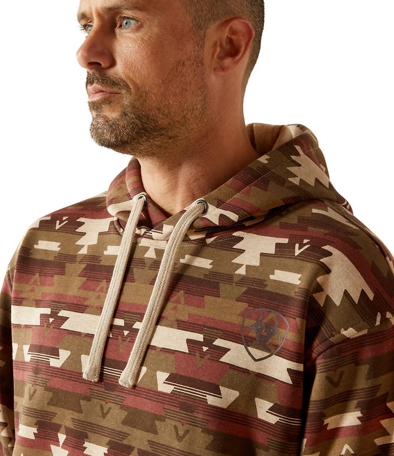 Ariat Long Sleeve Color Block Fleece Hoodie