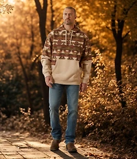 Ariat Long Sleeve Color Block Fleece Hoodie