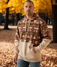 Ariat Long Sleeve Color Block Fleece Hoodie