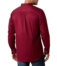 Ariat Long Sleeve Solid Twill Fitted Shirt