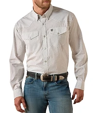 Ariat Long Sleeve Wrinkle Free Anthony Classic Fit Snap Shirt