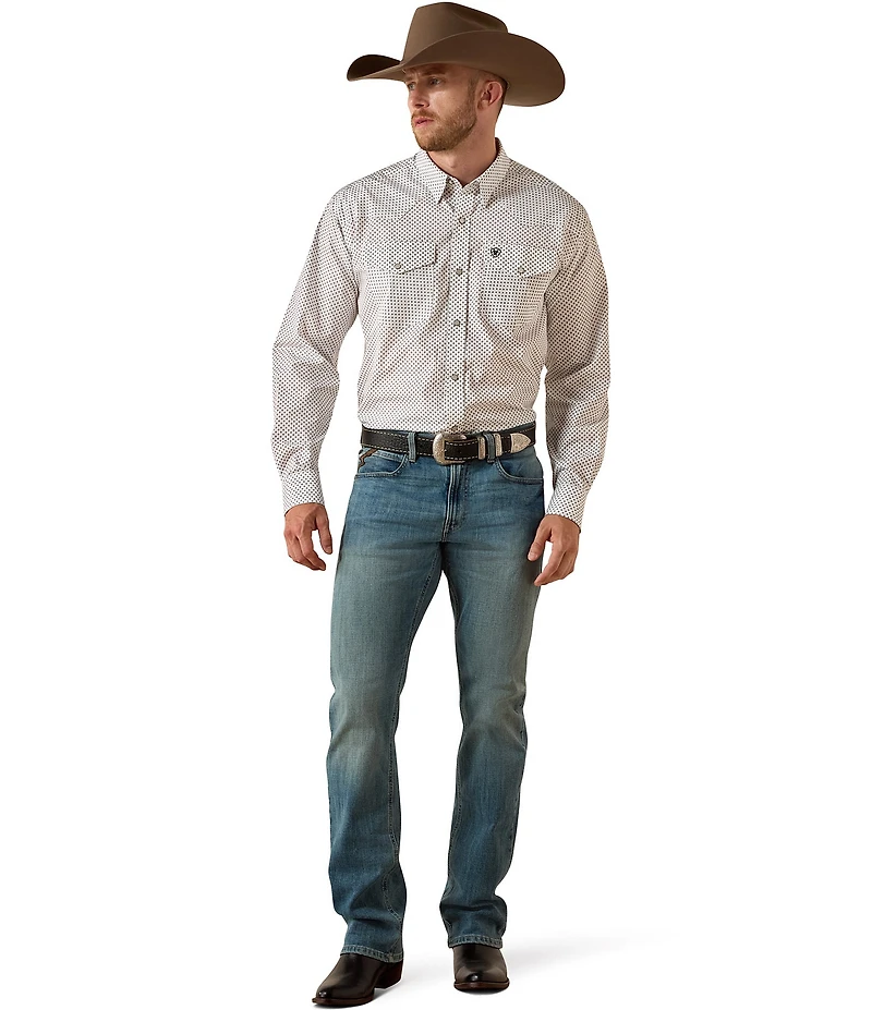 Ariat Long Sleeve Wrinkle Free Anthony Classic Fit Snap Shirt