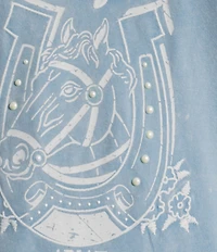 Ariat Lucky Dreams Mineral Washed Crew Neck Short Sleeve T-Shirt