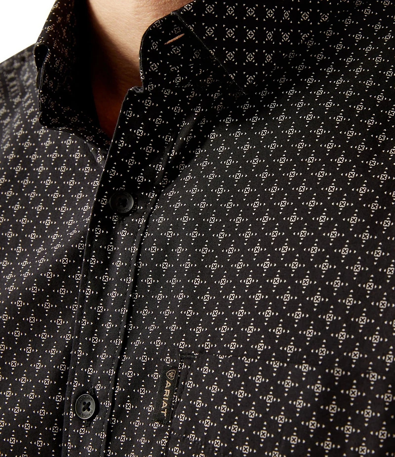 Ariat Mars Modern Fit Short Sleeve Printed Woven Shirt