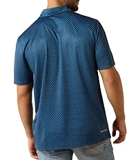 Ariat Medallion Printed Short Sleeve Polo Shirt