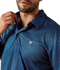 Ariat Medallion Printed Short Sleeve Polo Shirt