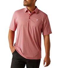 Ariat Men's All Over Print Polo Shirt