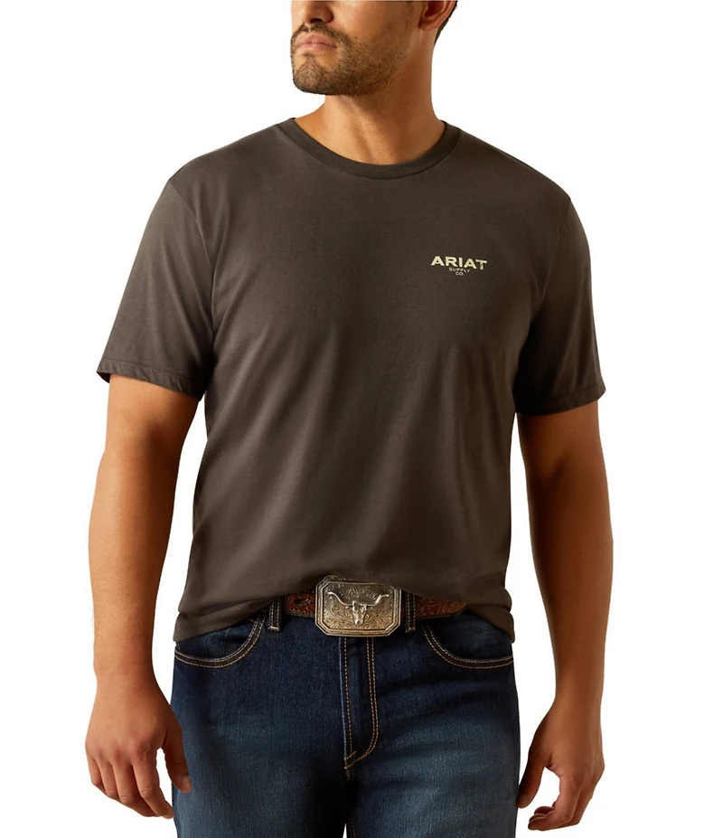 Ariat Men's Ariat Explore Circle Short Sleeve Graphic T-Shirt