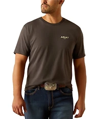 Ariat Men's Ariat Explore Circle Short Sleeve Graphic T-Shirt
