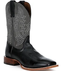 Ariat Men's County Roads Leather and Suede Wide Square Toe Cowboy Boots
