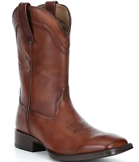 Ariat Men's Easton Leather R Toe Western Boots