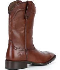 Ariat Men's Easton Leather R Toe Western Boots