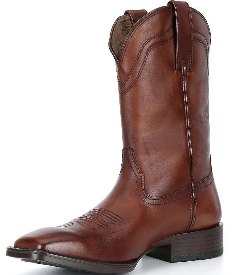 Ariat Men's Easton Leather R Toe Western Boots
