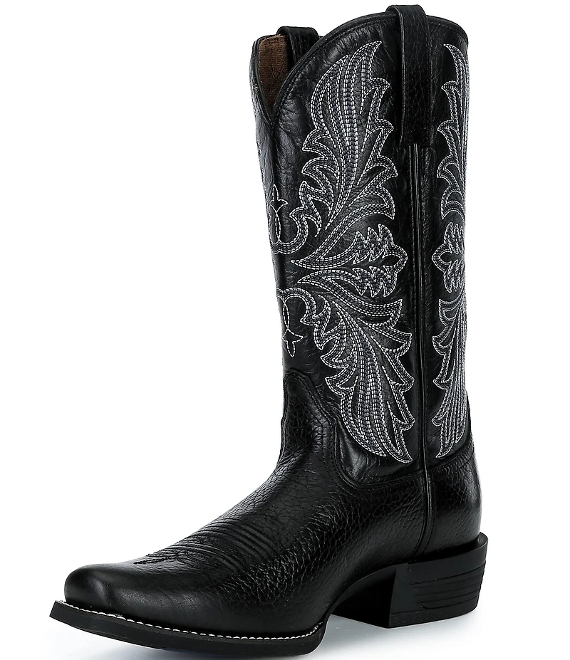 Ariat Men's Hustler Leather Narrow Cutter Toe Cowboy Boots