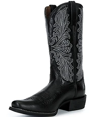 Ariat Men's Hustler Leather Narrow Cutter Toe Cowboy Boots