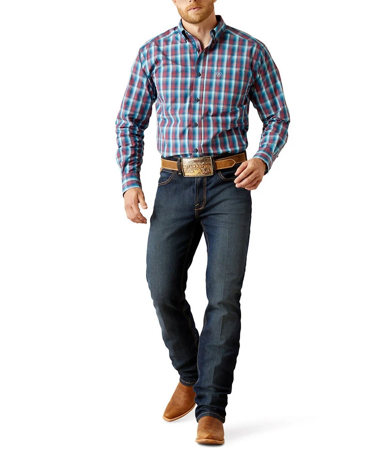 Ariat Men's Pro Series Smith Classic Fit Plaid Shirt