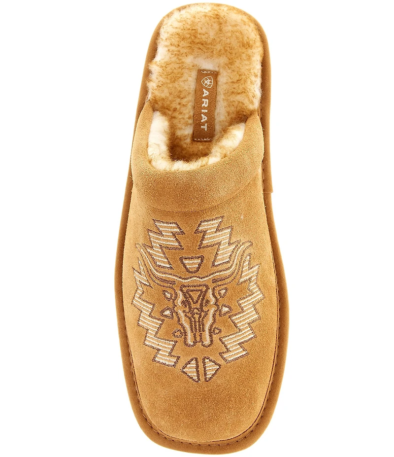 Ariat Men's Rancher Suede Square Toe Slippers