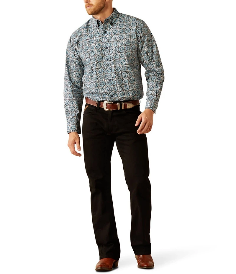 Ariat Men's Santiago Classic Fit Printed Shirt