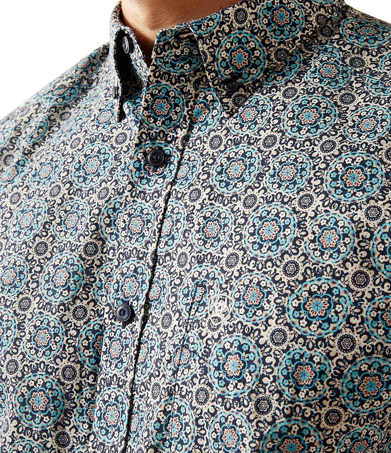 Ariat Men's Santiago Classic Fit Printed Shirt