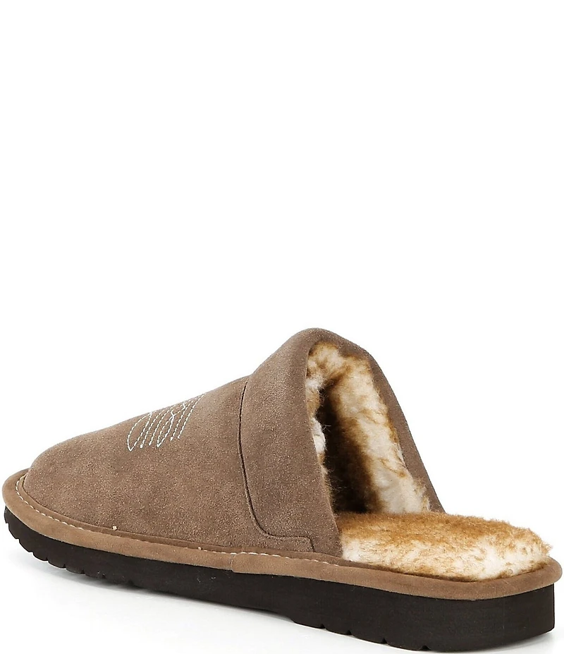 Ariat Men's Silversmith Suede Square Toe Slippers