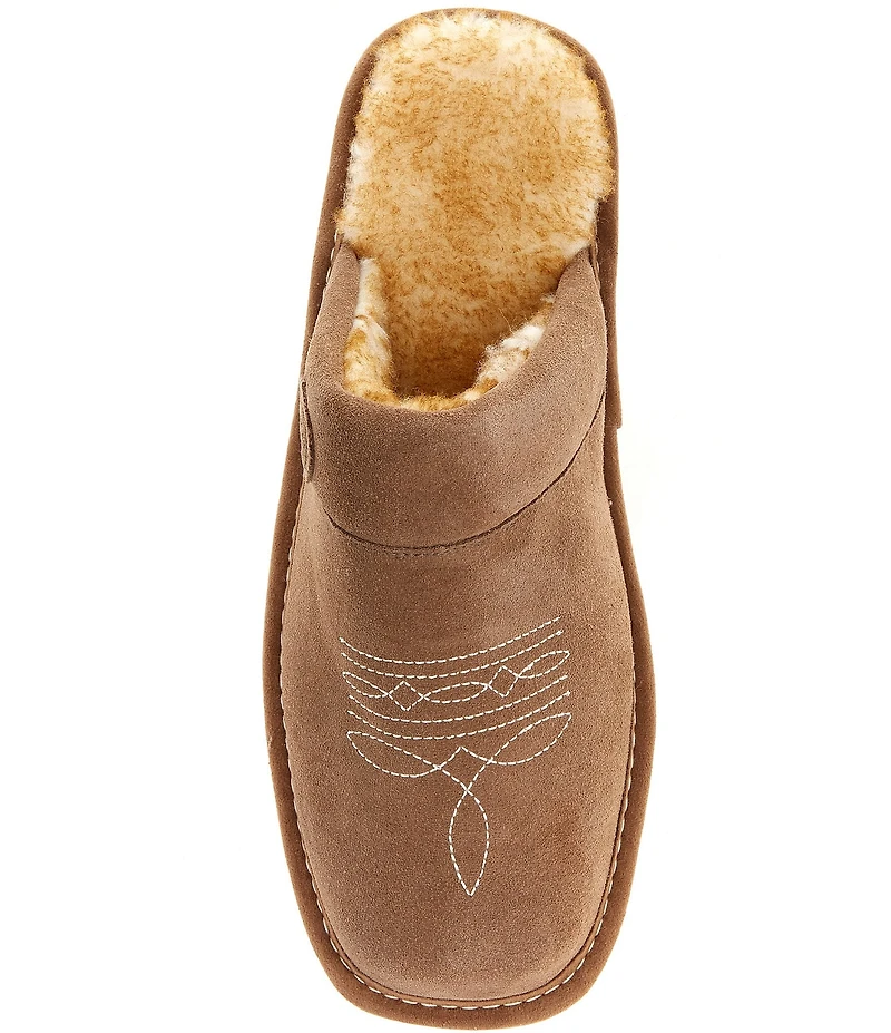 Ariat Men's Silversmith Suede Square Toe Slippers