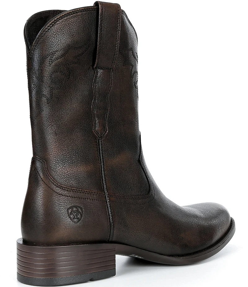 Ariat Men's Sonoro Leather Roper Toe Western Boots