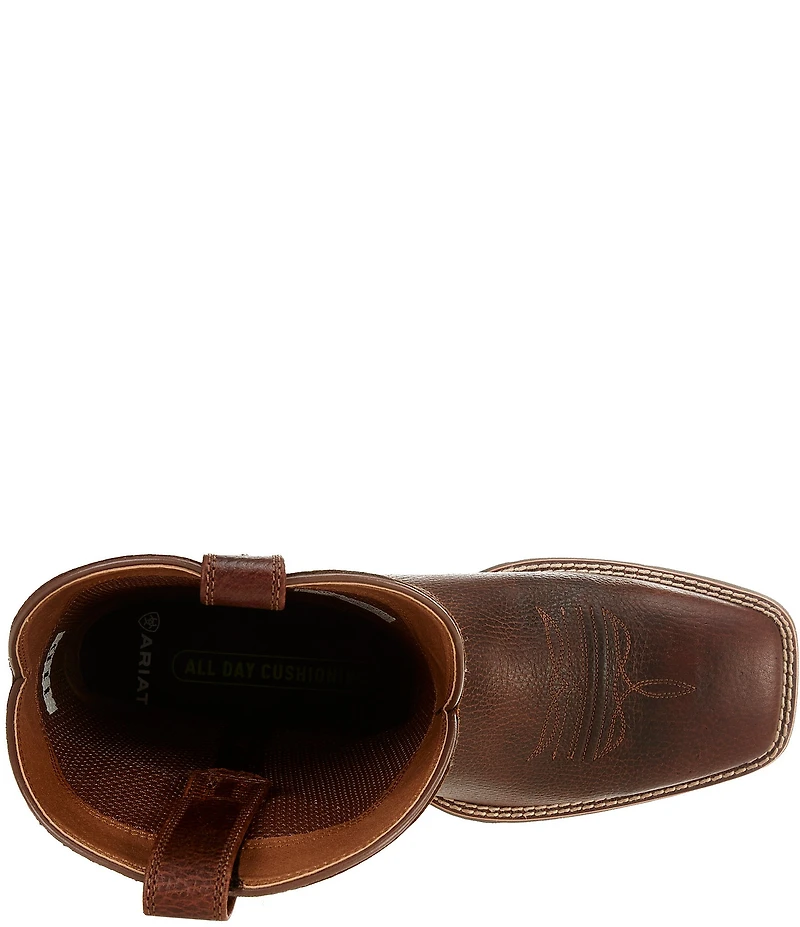 Ariat Men's Sport Wide Square Toe Four-Row Stitch Western Boots