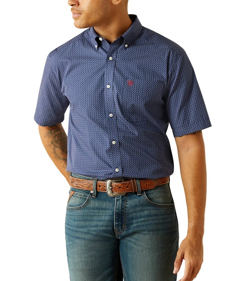 Ariat Men's Wrinkle Free Davis Classic Fit Shirt
