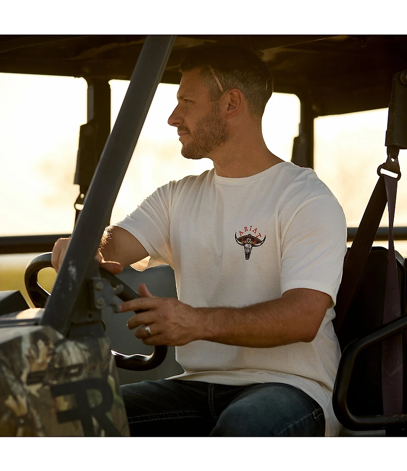 Ariat Mexicali Steer Short Sleeve Graphic T-Shirt